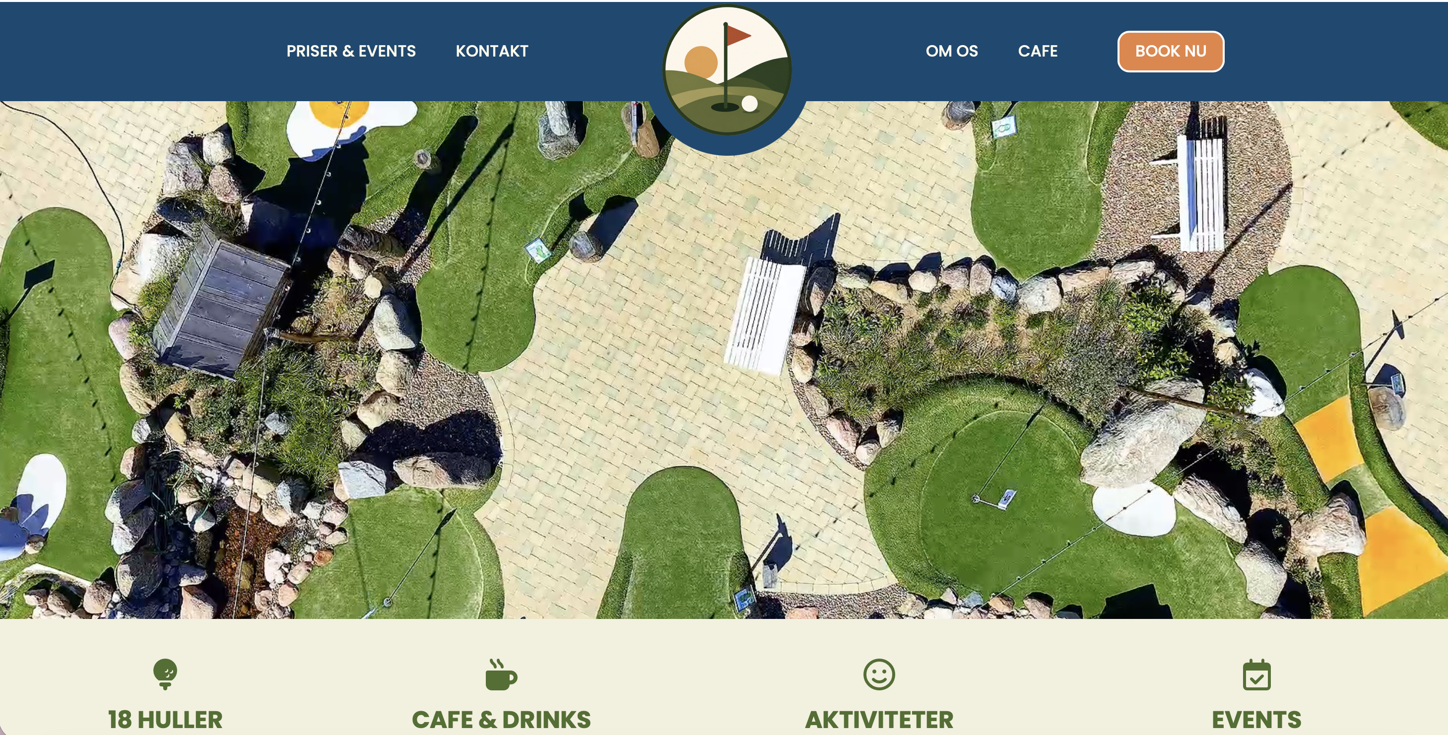 Countryside Minigolf webdesign